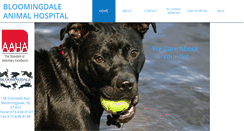 Desktop Screenshot of bloomingdaleanimalhospital.net