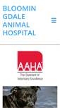 Mobile Screenshot of bloomingdaleanimalhospital.net